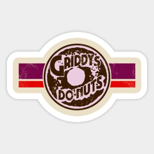 Vintage Griddy's Doughnuts Sticker